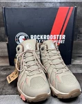 Nwt Rockrooster Bedrock Trekking Waterproof Boots OT21066 Women 10.5 Mens 9 Tan. Fixed Price $52.99.