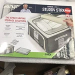 Powerliving Sturdy Stack New Collapsible Storage Set. Fixed Price $34.99.