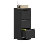 Vertical 3 Drawer File Cabinet Lockable Home Office Storage Filing Organizer Bk. Fixed Price $109.99.