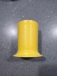 Tupperware Vintage Harvest Yellow Cup 1318-7 Footed Bell Retro Plastic Tumbler. Fixed Price $11.00.