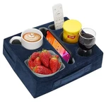 Couch Cup Holder Pillow-sofa Cozy Buddy 12.5 X 9.5 Inches Navy Blue. Fixed Price $41.27.
