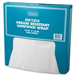 Bagcraft Grease-resistant Paper Wrap/liner, 12, White, 1000/BOX, 5 Boxes/ca. Fixed Price $276.10.