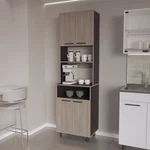 Fm Furniture Bullhead City Kitchen Pantry With Open Storage And 4 Doors, Whit. Fixed Price $348.65.