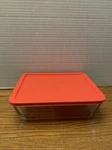 Pyrex 7212 11- Cup Glass With Red Lid Pre-owned. Fixed Price $12.91.