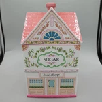 Vintage 1990 Lenox Village Canisters Sugar Sweet Shoppe Fine Porcelain With Lid. Fixed Price $299.99.