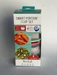 Fit & Fresh Multicolored Portion Control Containers, 1 Cup (set Of 4). Fixed Price $25.00.