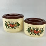 Sterilite Spice Of Life Canister Set Kitchen Storage Lids Nesting Vintage 70S. Fixed Price $29.71.