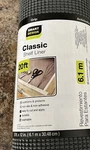 New Smart Design Classic Shelf Liner Non Slip 20' Per Roll X 12" Graphite Grey. Fixed Price $9.95.