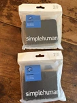 Simplehuman Odorsorb Filter Refill 2 SKU:KT1137 Packages Included. Fixed Price $18.00.