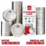 Canning Lids Regular And Wide Mouth 24-100 Count 70MM,86MM. Fixed Price $34.95.