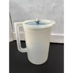 Tupperware Clear Pitcher 1416-4 W/ Light Blue Lid 1417. Fixed Price $12.00.