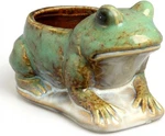 Hill's Park Frog Pot 6.5" Animal Planter Home Garden Decor. Fixed Price $35.88.