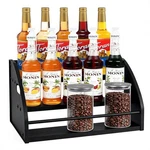 Staever Coffee Syrup Rack- Extra Large For 15 Bottles Holder- Rustic Co.... Fixed Price $37.09.
