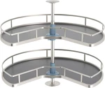 28" Kidney Corner Cabinet With Lazy Susan & Adjustable Shelves For Kitchen. Fixed Price $365.99.