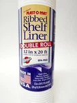 Ribbed Liner Shelf White 12" X 20', Part No PM120-W, Warp Brothers Double Roll!. Fixed Price $9.48.