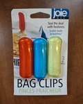 Joie Assorted Color Bag Clips 3PK. Fixed Price $6.00.