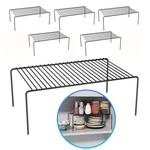 Dpzm LARGE15.7 X 9.4 Inchblack Cabinet Storage Shelf Rack Set 6, Rustproof.... Fixed Price $113.44.