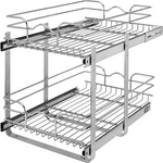 2-TIER Kitchen Cabinet Pullout Shelf And Drawer Organizer Slide Pantry Stora. Fixed Price $175.99.