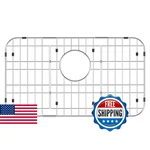 Ipegtop 23"X13" Stainless Steel Sink Bottom Grid Protector Rack Rear Drain Hole. Fixed Price $75.46.