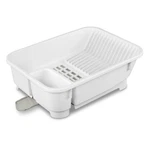Mainstays Sink Set, Space-efficient, Self-draining With Retractable Spout, White. Fixed Price $10.47.