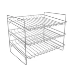 Lavish Home Canned Food Organizer, Chrome Plated Iron, Holds Up To 36 Cans. Fixed Price $44.77.
