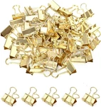 Cuarusuika Binder Clips SET,40PACK, 1 Small Clip, Paper 40PCS, Gold. Fixed Price $14.69.