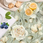 Haokhome Shelf Liner And Cabinet Floral 17.3"W X 78"L, Aqua/beige/olive. Fixed Price $14.19.