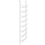 77.5 In. X 18 White Steel 8-DRAWER Close Mesh Wire Basket. Fixed Price $77.51.