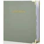 "recipe Binder With Waterproof Cover, Blank Cookbook Sleeves & Cards". Fixed Price $25.70.