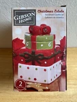 Gibson Home Christmas Estate 7.5" Gift Box Cookie Jar (113251.01) 935100753M. Fixed Price $15.00.