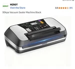 Vacuum Machine 95KPA, Full Automatic Food Sealer,. Fixed Price $70.00.