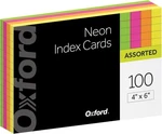 Oxford Neon Index 4 6, Assorted Glow Bright Pink, Orange, Yellow, Green. Fixed Price $9.46.