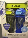 Nib Zulu Torque Tritan Kids Water Bottle 2 Pack 16OZ Leak Proof Flip Lid Bpafree. Fixed Price $14.94.