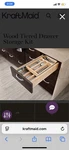 Rev-a-shelf 4WTCD-21H-1 Wood Classics 17-1/2" Pull Out Base Maple. Fixed Price $100.00.