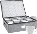 Cup And Mug Storage Containers, Hard Shell Case With Felt Dividers For. Fixed Price $37.36.