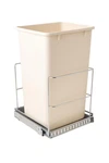 Pull-out Trash Can For Cabinet 9 Gal / 36 Qt Heavy-duty Chrome, Smooth Slide. Fixed Price $45.95.