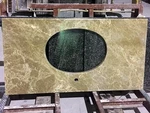 Designer Green Onyx Kitchen Island Countertop Luxury Backlit Stone Surface. Fixed Price $1025.20.
