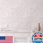 Micpolo Peel And Stick Wallpaper Boho Pink White Floral For Bedroo. Fixed Price $102.09.