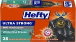 Hefty Ultra Strong Multipurpose Trash Bags White Pine Breeze 30 Gallon, 25 Ct. Fixed Price $21.49.