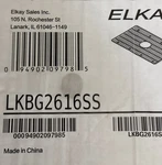 Elkay LKBG2616SS Stainless Steel Grid / Basin Rack For Kitchen Sinks. Fixed Price $27.99.