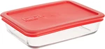 3-CUP Single Rectangular Glass Food Storage Container With Lid, Non-toxic, Bpa-f. Fixed Price $27.38.