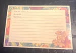 Vintage Cr Gibson Recipe Cards 4X6 Fancy Fruits Lined Qty 40 New/sealed Usa. Fixed Price $13.00.