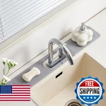 Stone Faucet Mat For Kitchen Sink With Oval Hole 23.6" 3.9" Diatomite Drying. Fixed Price $50.78.