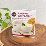 Norpro Stoneware Butter Keeper French Bell Crock Dish Porcelain White. Fixed Price $21.76.