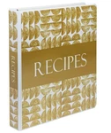 Cookbook Recipe Binder/organizer, Pattern 3-RING Binder.. Fixed Price $25.40.
