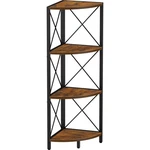 Snughome Rustic Corner Shelf Stand For Desktop, 4 Tier Storage Plant S.... Fixed Price $56.20.