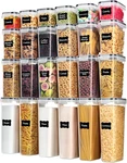 Airtight Food Storage Containers With Lids, Vtopmart 24 Pcs Plastic Kitchen And. Fixed Price $181.08.