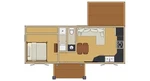 392SQFT 12'3"X32'A 1BEDRM1BATH-TINY House Design Ala Cart. Fixed Price $25.00.