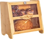 Farmhouse Double Layer Bread Box With Window - Large Capacity Storage Solution. Fixed Price $69.99.