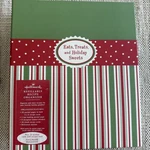Hallmark Eats,treats And Holiday Sweets Binder Organizer With Sealed Recipes. Fixed Price $35.00.